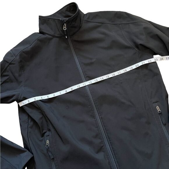 COAL HARBOUR Black Fleece Lined Lightweight Zip Up Rain Fall Jacket XL - Picture 6 of 8
